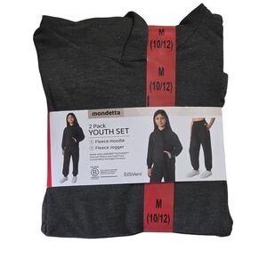 Mondetta Youth Set - Charcoal Hoodie and Jogger